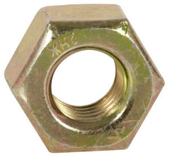 Value Collection - 1/2-13 UNC Steel Right Hand Heavy Hex Nut - 7/8" Across Flats, 31/64" High, Zinc Yellow Dichromate Finish - Exact Industrial Supply