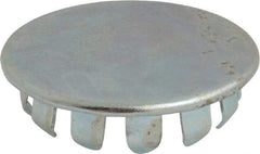 Made in USA - Finishing Plug for 0.031 to 0.093" Thick Panels, for 7/8" Holes - Spring Steel - Exact Industrial Supply