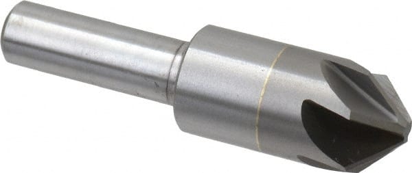 M.A. Ford - 5/8" Head Diam, 3/8" Shank Diam, 6 Flute 90° Solid Carbide Countersink - Exact Industrial Supply