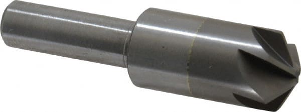M.A. Ford - 5/8" Head Diam, 3/8" Shank Diam, 6 Flute 120° Solid Carbide Countersink - Exact Industrial Supply