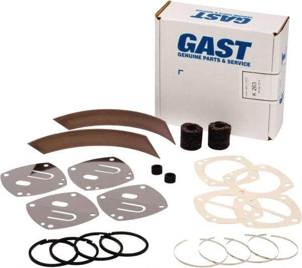 Gast - Air Compressor Repair Kit - Use with Gast 56 Frame Piston Pumps - Exact Industrial Supply