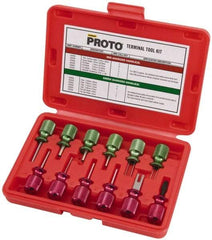 Proto - 12 Piece Automotive Battery Connector Terminal Tool Kit - Exact Industrial Supply