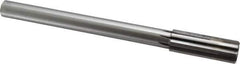 Made in USA - 15/16" Carbide-Tipped 8 Flute Chucking Reamer - Straight Flute, 3/4" Straight Shank, 2-5/8" Flute Length, 10" OAL - Exact Industrial Supply