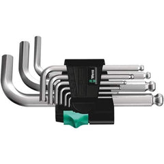 Wera - Hex Key Sets Tool Type: Hex Handle Type: L-Key Long Arm - Exact Industrial Supply