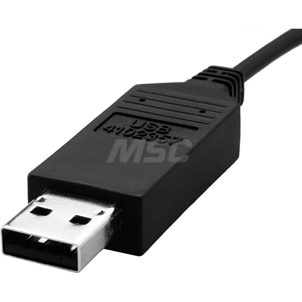 Mahr - Drop Indicator Accessories; Accessory Type: USB Data Output Cable ; For Use With: Maxum III (E1) Indicator ; Calibrated: No ; Traceability Certification Included: No ; Size (Meters): 2.00 - Exact Industrial Supply