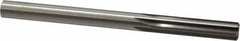 Made in USA - 25/64" High Speed Steel 6 Flute Chucking Reamer - Straight Flute, 25/64" Straight Shank, 1-3/4" Flute Length, 5-1/8" OAL - Exact Industrial Supply