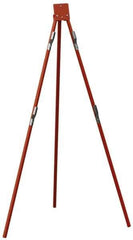 NMC - Tripod Traffic Sign Stand - Aluminum, Compatible with 48" High x 48" Wide Signs - Exact Industrial Supply