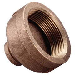 Merit Brass - Brass & Chrome Pipe Fittings Type: Reducing Coupling Fitting Size: 1-1/2 x 1/2 - Exact Industrial Supply