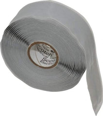 3M - 1" x 30', Gray Silicone Electrical Tape - Series 70HDT, 20 mil Thick, 600 V/mil Dielectric Strength - Exact Industrial Supply