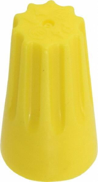 3M - 3, 20 to 2, 12 AWG, 600 Volt, Fire Resistant, Standard Twist on Wire Connector - Yellow, 221°F - Exact Industrial Supply