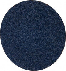 Merit Abrasives - 3" Disc Diam, 40 Grit, Zirconia Alumina Quick Change Disc - Type R Attaching System, Coated, Blue, Coarse Grade, 20,000 RPM - Exact Industrial Supply