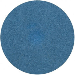 Merit Abrasives - 3" Disc Diam, 80 Grit, Zirconia Alumina Quick Change Disc - Type S Attaching System, Coated, Blue, Medium Grade, 20,000 RPM - Exact Industrial Supply