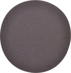 Merit Abrasives - 5" Diam, 80 Grit Aluminum Oxide Adhesive PSA Disc - Coarse Grade, Black, Cloth Backing, Flexible - Exact Industrial Supply