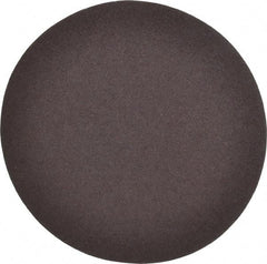 Merit Abrasives - 6" Diam, 80 Grit Aluminum Oxide Adhesive PSA Disc - Coarse Grade, Black, Cloth Backing, Flexible - Exact Industrial Supply