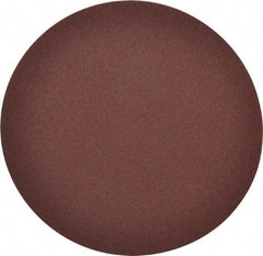 Merit Abrasives - 6" Diam, 100 Grit Aluminum Oxide Adhesive PSA Disc - Medium Grade, Black, Cloth Backing, Flexible - Exact Industrial Supply