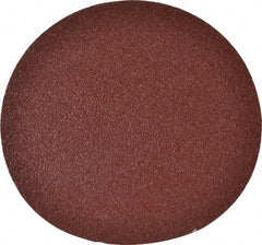 Merit Abrasives - 12" Diam, 24 Grit Aluminum Oxide Adhesive PSA Disc - Very Coarse, Black, Cloth Backing, Flexible - Exact Industrial Supply