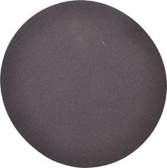 Merit Abrasives - 12" Diam, 50 Grit Aluminum Oxide Adhesive PSA Disc - Coarse Grade, Black, Cloth Backing, Flexible, Use with Stationary Disc Sanders - Exact Industrial Supply