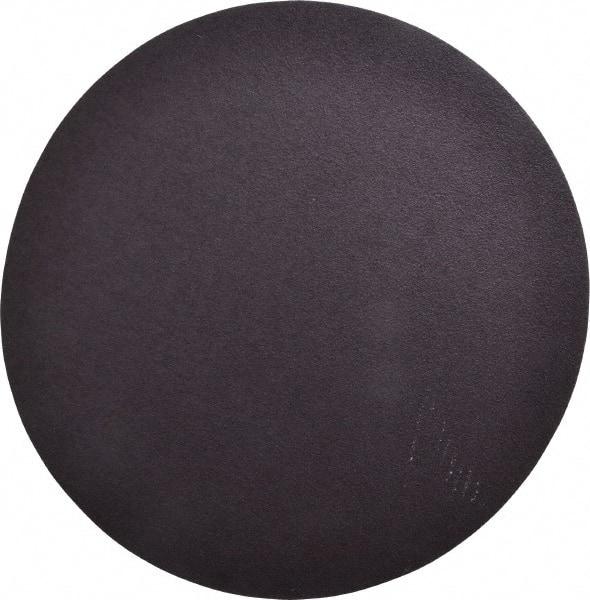 Merit Abrasives - 12" Diam, 60 Grit Aluminum Oxide Adhesive PSA Disc - Coarse Grade, Black, Cloth Backing, Flexible, Use with Stationary Disc Sanders - Exact Industrial Supply