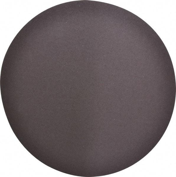 Merit Abrasives - 12" Diam, 80 Grit Aluminum Oxide Adhesive PSA Disc - Coarse Grade, Black, Cloth Backing, Flexible, Use with Stationary Disc Sanders - Exact Industrial Supply