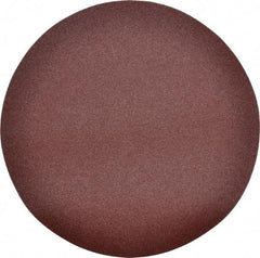 Merit Abrasives - 12" Diam, 180 Grit Aluminum Oxide Adhesive PSA Disc - Fine Grade, Black, Cloth Backing, Flexible, Use with Stationary Disc Sanders - Exact Industrial Supply