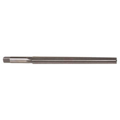 Alvord Polk - #10 Pin, 0.7216" Diam, 0.5799" Small End, 9/16" Diam Straight Shank, 6-1/16" Flute, Taper Pin Reamer - Exact Industrial Supply