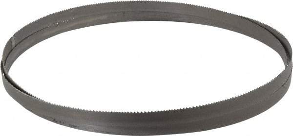 Starrett - 10 to 14 TPI, 7' 9-1/2" Long x 1/2" Wide x 0.025" Thick, Welded Band Saw Blade - Bi-Metal, Toothed Edge, Raker Tooth Set, Contour Cutting - Exact Industrial Supply