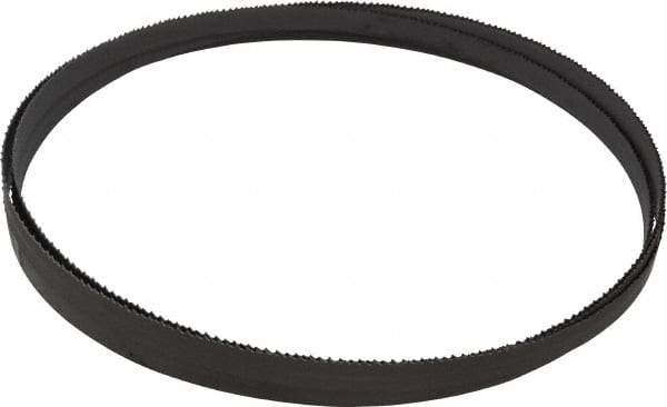 Starrett - 8 to 12 TPI, 12' 6" Long x 1/2" Wide x 0.025" Thick, Welded Band Saw Blade - Bi-Metal, Toothed Edge, Raker Tooth Set, Contour Cutting - Exact Industrial Supply
