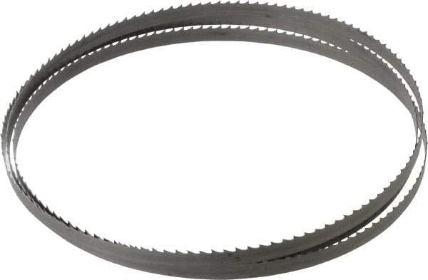 Starrett - 4 TPI, 7' 9-1/2" Long x 1/2" Wide x 0.025" Thick, Welded Band Saw Blade - Bi-Metal, Toothed Edge, Raker Tooth Set, Contour Cutting - Exact Industrial Supply