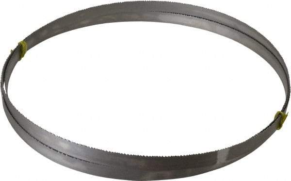 Starrett - 8 to 12 TPI, 11' Long x 3/4" Wide x 0.035" Thick, Welded Band Saw Blade - Bi-Metal, Toothed Edge, Raker Tooth Set, Contour Cutting - Exact Industrial Supply