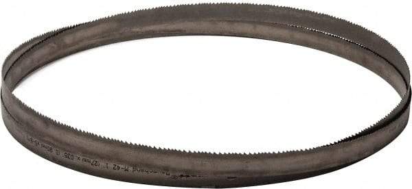 Starrett - 5 to 8 TPI, 15' Long x 1" Wide x 0.035" Thick, Welded Band Saw Blade - Bi-Metal, Toothed Edge, Raker Tooth Set, Contour Cutting - Exact Industrial Supply