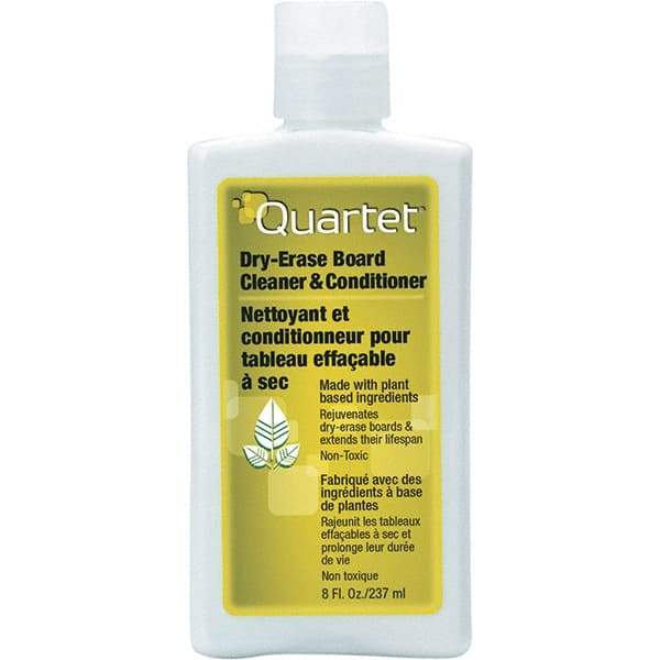 Quartet - 8 oz Bottle White Board & Dry Erase Board Cleaner - For Use with Dry Erase Marker Boards - Exact Industrial Supply