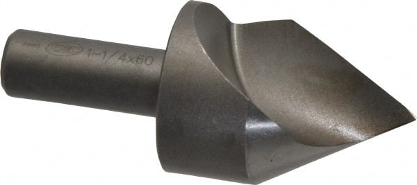 Keo - 1-1/4" Head Diam, 1/2" Shank Diam, 1 Flute 60° High Speed Steel Countersink - Exact Industrial Supply