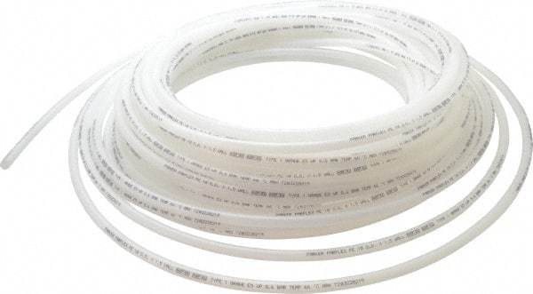 Parker - 10mm OD, 100' Long, Polyethylene Tube - Natural, -80 to 150°F - Exact Industrial Supply