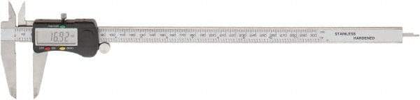 Value Collection - 0 to 300mm Range, 0.01mm Resolution, Electronic Caliper - Steel with Steel Jaws, 0.001" Accuracy - Exact Industrial Supply