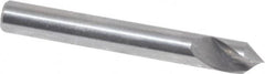 3/16″ Head Diam, 3/16″ Shank Diam, 1 Flute 82° Solid Carbide Countersink Bright Finish, 1-1/2″ OAL, 0.045″ Nose Diam, Single End, Straight Shank, Right Hand Cut