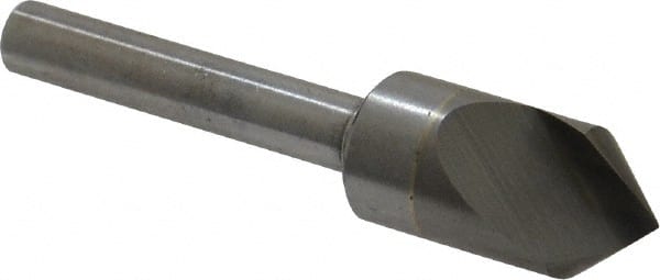 M.A. Ford - 1/2" Head Diam, 1/4" Shank Diam, 1 Flute 82° Solid Carbide Countersink - Exact Industrial Supply