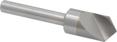 M.A. Ford - 1/2" Head Diam, 1/4" Shank Diam, 1 Flute 100° Solid Carbide Countersink - Exact Industrial Supply