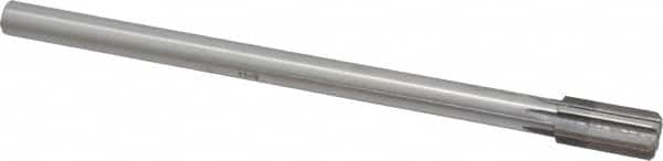 Made in USA - 9/16" Diam, 7/16" Max Diam Straight Shank, 1-1/8" Flute Length, Machine Expansion Reamer - Exact Industrial Supply