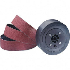 Dynabrade - 5" Wheel OD, 1-1/2" Wheel Width, 4,500 RPM, Composite, Pneumatic Wheel with Hub - 15-1/2" Long x 1-1/2" Wide, 5/8" Wheel Arbor Hole - Exact Industrial Supply