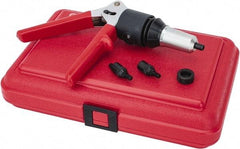 HUCK - #8 to 3/8" Manual Rivet Nut Tool Kit - Includes Nutsetter, 2 Pullup Studs, 2 Driving Anvils - Exact Industrial Supply