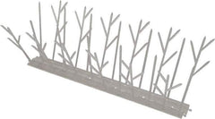 Bird-X - Plastic Bird Spikes - 4-1/2 Inch High x 4-1/2 Inch Wide x 10 Ft. Long x 1 Inch Thick - Exact Industrial Supply