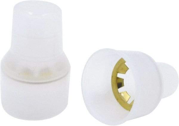 Ideal - 14 to 4 AWG Compatible, Nylon Insulation, Splice Cap Butt Splice Terminal - Opaque - Exact Industrial Supply