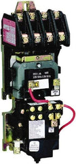 Square D - No Enclosure, 4 Pole, Mechanically Held Lighting Contactor - 20 A (Tungsten), 30 A (Fluorescent), 24 VAC at 60 Hz, 4NO Contact Configuration - Exact Industrial Supply