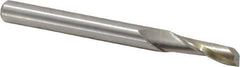 Onsrud - 1/4" Cutting Diam x 3/4" Length of Cut, 1 Flute, Upcut Spiral Router Bit - Uncoated, Right Hand Cut, High Speed Steel, 2-3/4" OAL x 1/4" Shank Diam, Single Edge, 19 to 32° Helix Angle - Exact Industrial Supply