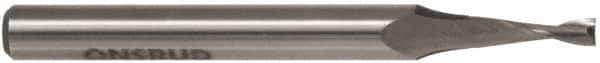 Onsrud - 3/8" Cutting Diam x 1" Length of Cut, 2 Flute, Upcut Spiral Router Bit - Uncoated, Right Hand Cut, High Speed Steel, 3" OAL x 3/8" Shank Diam, Double Edge, 19 to 32° Helix Angle - Exact Industrial Supply