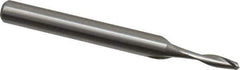 Onsrud - 1/8" Cutting Diam x 3/8" Length of Cut, 2 Flute, Upcut Spiral Router Bit - Uncoated, Right Hand Cut, High Speed Steel, 2-5/8" OAL x 1/4" Shank Diam, Double Edge, 19 to 32° Helix Angle - Exact Industrial Supply