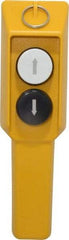 ACI - 2 Operator, Booted Head Pendant Control Station - Momentary Switch, NO/NC Contact - Exact Industrial Supply