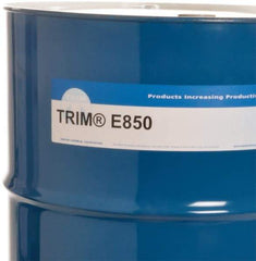 Master Fluid Solutions - Trim E850, 54 Gal Drum Cutting & Grinding Fluid - Water Soluble, For Cutting, Grinding - Exact Industrial Supply