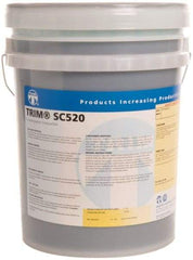 Master Fluid Solutions - Trim SC520, 5 Gal Pail Cutting & Grinding Fluid - Semisynthetic, For CNC Turning, Drilling, Milling, Sawing - Exact Industrial Supply