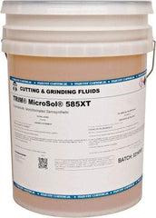 Master Fluid Solutions - Trim MicroSol 585XT, 5 Gal Pail Cutting & Grinding Fluid - Semisynthetic, For Machining - Exact Industrial Supply